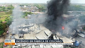 Capitão dos Bombeiros fala sobre as explosões durante incêndio em fábrica de colchões