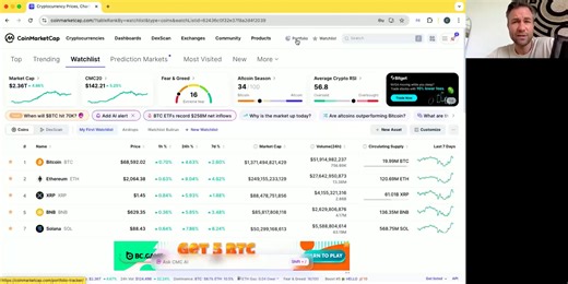 M1-5 Coinmarketcap Portfolio