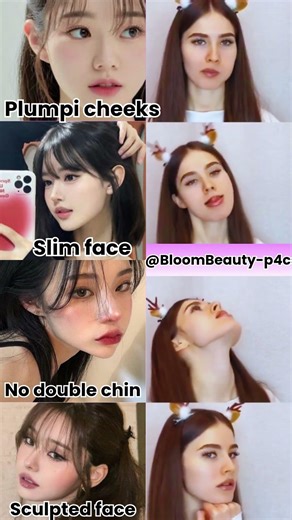 Plump Cheeks + Slim Face = No Double Chin 😍✨ Sculpted Face Secrets You NEED! 🔥 #shorts #glowup