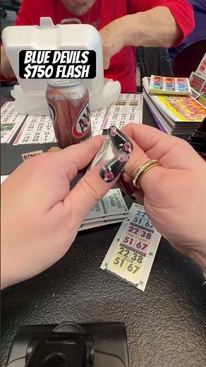 Blue devils $750 Bingo flash game #asmr #bingo #bingogames #pulltabs