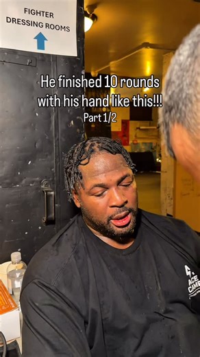 Mike Eldirani, MD on Instagram: "8 rounds and a broken right hand 👊🏽 #fight #boxer #fightdoctor #boxing #health"