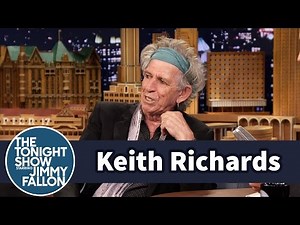 Keith Richards Watches Cartoons with His Grandkids