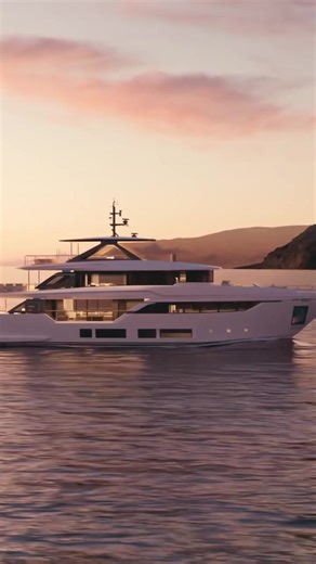 Custom Line Navetta 35 Project A clear evolution in long-range yacht design. Key developments reflect the priorities we are seeing from today’s owners: • Increased internal volume with a wider 7.7m beam • Refined exterior lines with more contemporary, architectural presence • Expanded glazing to maximise natural light and sea views • Lighter interior materials creating a more open, calm onboard environment • Enhanced connection between interior spaces and exterior decks • Proven long-range cruis