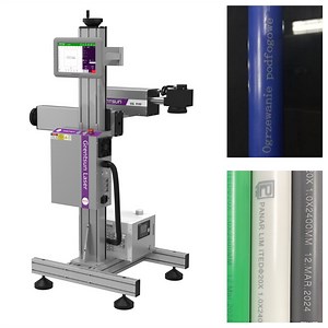 Wire Pipe Date Coding Machine Tube Qr Code Laser Marking Machine