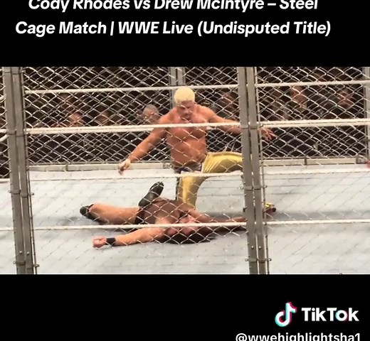 Cody Rhodes vs Drew McIntyre - Steel Cage Match Highlights