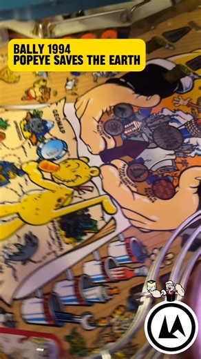 1.5K views · 65 reactions | Check out how cool Popeye Pinball’s upper playfield is, and learn how to access it. Play it at @lynnsarcade or check pinballmap.com to find one near you! | Marco Specialties | Facebook