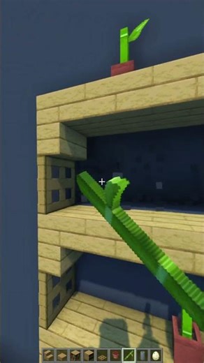 Quick & Easy Minecraft Decoration Idea | Survival Build Tips #shorts