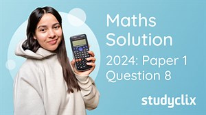 Studyclix: Leaving Cert Maths – 2024 State Ordinary P1 Q8 | Studyclix