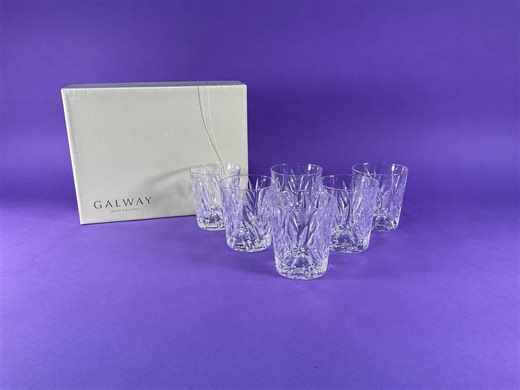 Galway Irish Crystal Clifden D.O.F. (set of 6) - Etsy