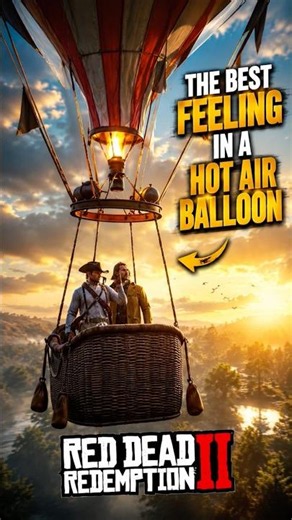 Most underrated best Hot-air-balloon mission in RDR2🔥,you definitely enjoyed this experience♥️#rdr2