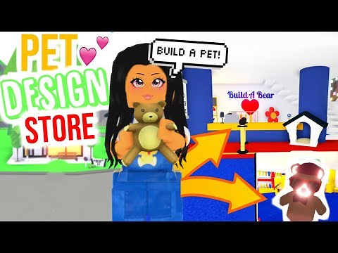 BUILD A BEAR Workshop In Adopt Me...DRESS YOUR PETS!!! | SunsetSafari