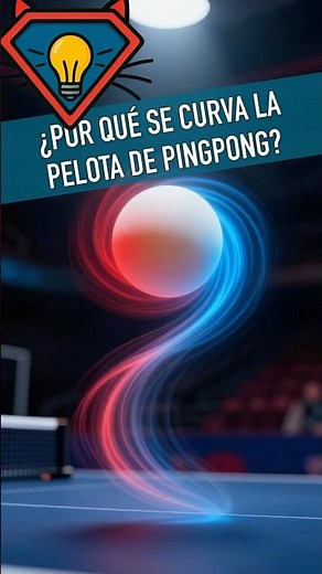Why the ball curves: the Magnus effect 🎾⚽ #science #physics #sport #tabletennis #shorts