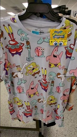 SPONGEBOB SQUAREPANTS GRAPHIC T-SHIRT $7.99 - PATRICK STAR SANDY CHEEKS MR KRAB SQUIDWARD GARY THE