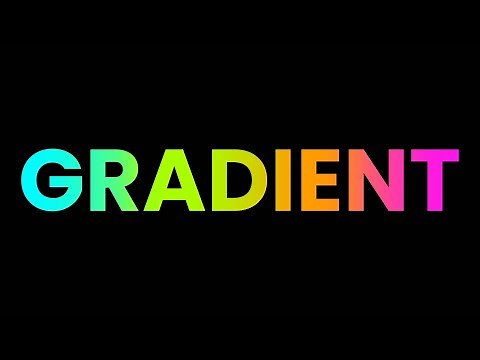 Gradient Text in Photopea