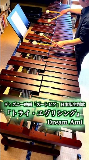 トライ・エヴリシング｜ズートピア 主題歌｜マリンバソロ（Try Everything / Dream Ami）