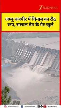 Heavy Rains Push Up Chenab River Level | Salal Dam Opens Gates