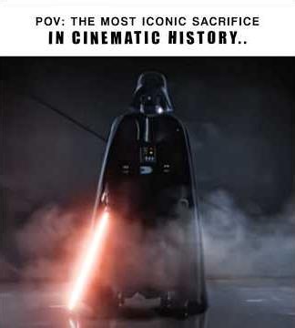 POV: THE MOST ICONIC SACRIFICE IN CINEMATIC HISTORY ⚔️😢 | Star Wars #trending #edit #shorts