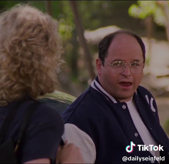 George tries being a bad boy #seinfeld