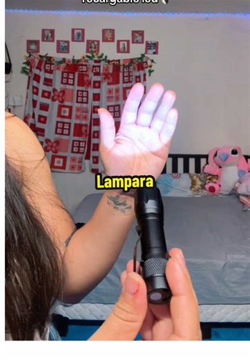 Lampara táctica recargable led 🔦 #lampara #tactica #recargable #led #tiktokshop