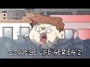 COLLEGE LIFE SERIES 2 (Suspension of Classes, Enrollment, Pagtitipid) | Pinoy Animation