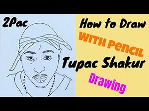 How to Draw Tupac with a Pencil for Beginners | (2Pac) Drawing Easy