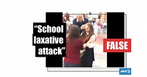 A “laxative prank” video is actually a fictional scene from a TV series