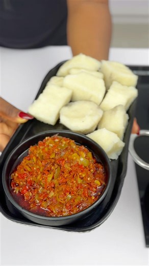 Student food series — Day 2 (soft yam and Palm oil sauce)