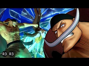 One Piece Burning Blood - Whitebeard Complete Moveset