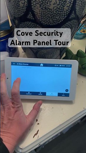 Cove Home Security Alarm Panel Tour #shorts #homesecurity #tour