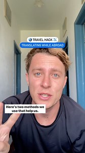 @kellyandgeorgia_’s tips for translating while abroad 🗣️ 1. Put a photo of key phrases as your lock screen. 2. Use an app like Google Translate, Yanded or Deepl - you can take photos of menus or have someone speak into your phone and translate in real time. Let us know your translation tips 👇 #TravelHacks #Skyscanner #TravelTipsAndHacks #Translating #TravelReels #TravelVideos | Skyscanner