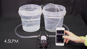 12V DC Fresh Water Pump with 2 Hose Clamp 12 Volt Diaphragm Pump Self Priming Sprayer Pump with Pressure Switch 4.5 L/Min 1.2 GPM 80 PSI Adjustable for RV Camper Marine Boat La (1)