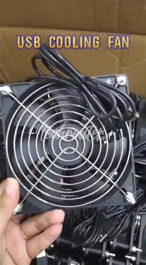 Silent USB Cooling Fan untuk Modem Game Console TVBox 1600rpm #techrouter #silentfan #usbfan