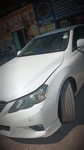 Mark X front bumper modification and accessories before and after