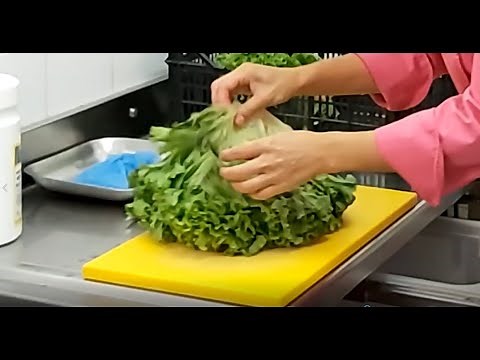 Décontamination des végétaux et déconditionnement en restauration collective