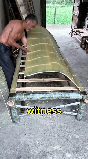Traditional Bamboo Bed Making Process | Handmade Bamboo Craftsmanship