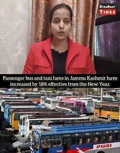Govt Nod to 18% Fare Hike.... Jammu Kashmir Govt gave nod to the 18% hike in the transport fare