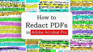How to Redact PDFs in Adobe Acrobat Pro (Older Interface)