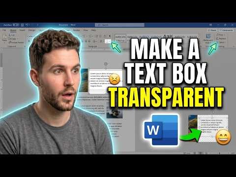 How to Make a Text Box Transparent in Microsoft Word (Quick & Easy)