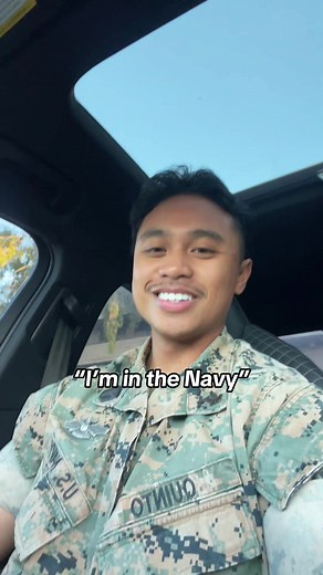 Confuzzled Navy Corpsman Gibby in Marine Uniform