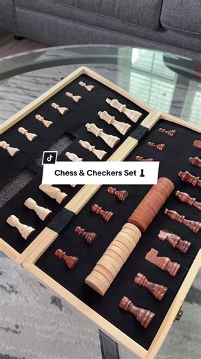Affordable Chess and Checkers Set for Game Nights