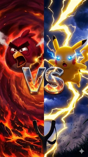Angry Birds vs Pokémon! 🐦⚡ Who Wins?