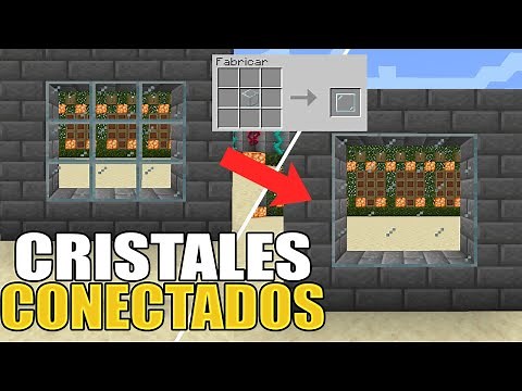 CRISTALES CONECTADOS Igual a Java para Minecraft PE 1.16 ► CRISTALES IGUAL AL OPTIFINE DE JAVA