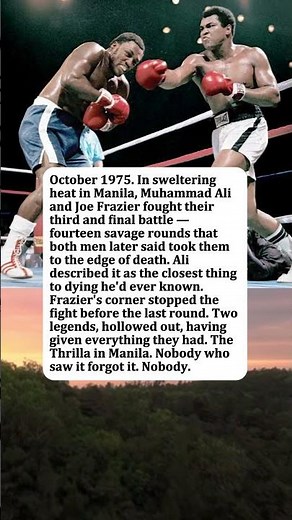 Muhammad Ali — The Fight So Brutal Both Men Nearly Died Standing