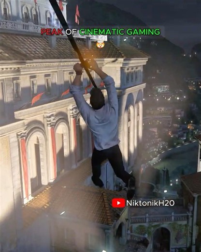 PEAK OF CINEMATIC GAMING 😱 Uncharted 4: A Thief’s End #uncharted4