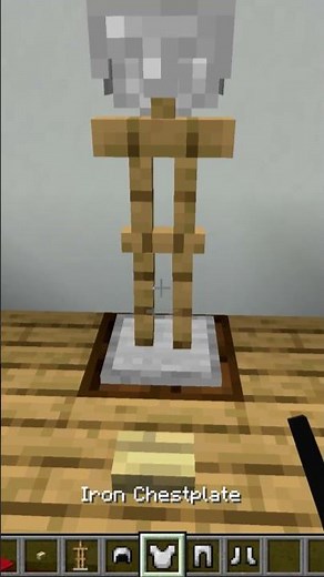 Minecraft: How to build an Armor Swapper 😱 in 1.21! [easy] #minecraft #minecraftbuilding #gaming