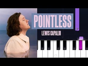 Lewis Capaldi - Pointless | Piano Tutorial w/ lyrics