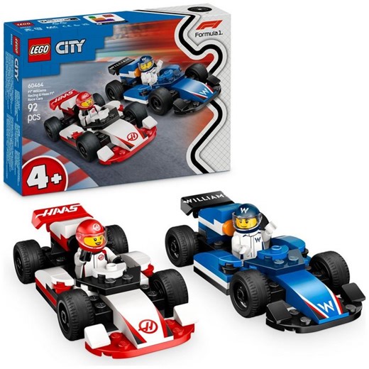 Buy LEGO City F1 Williams Racing & Haas F1 Race Cars Set 60464 | LEGO | Argos