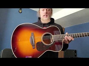 Yamaha Sunburst LS6 Electric Acoustic Guitar