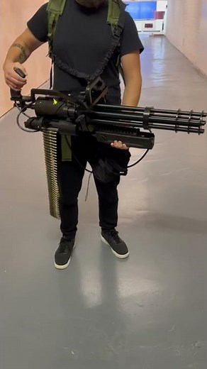 M134 Minigun from predator/Terminator #minigun #airsoft #terminator #predator #cod #warzone #mw