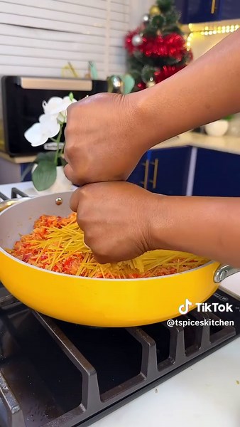 Delicious Rice and Spaghetti Fusion Recipe